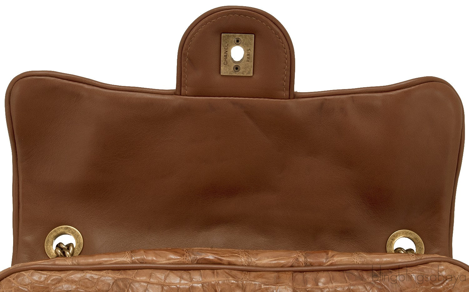 Paris Bombay Shiva Brown Crocodile