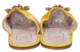 Roger Vivier Hotel Vivier Strass Velvet Slippers