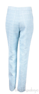 Francesca Tweed Straight-leg Pants