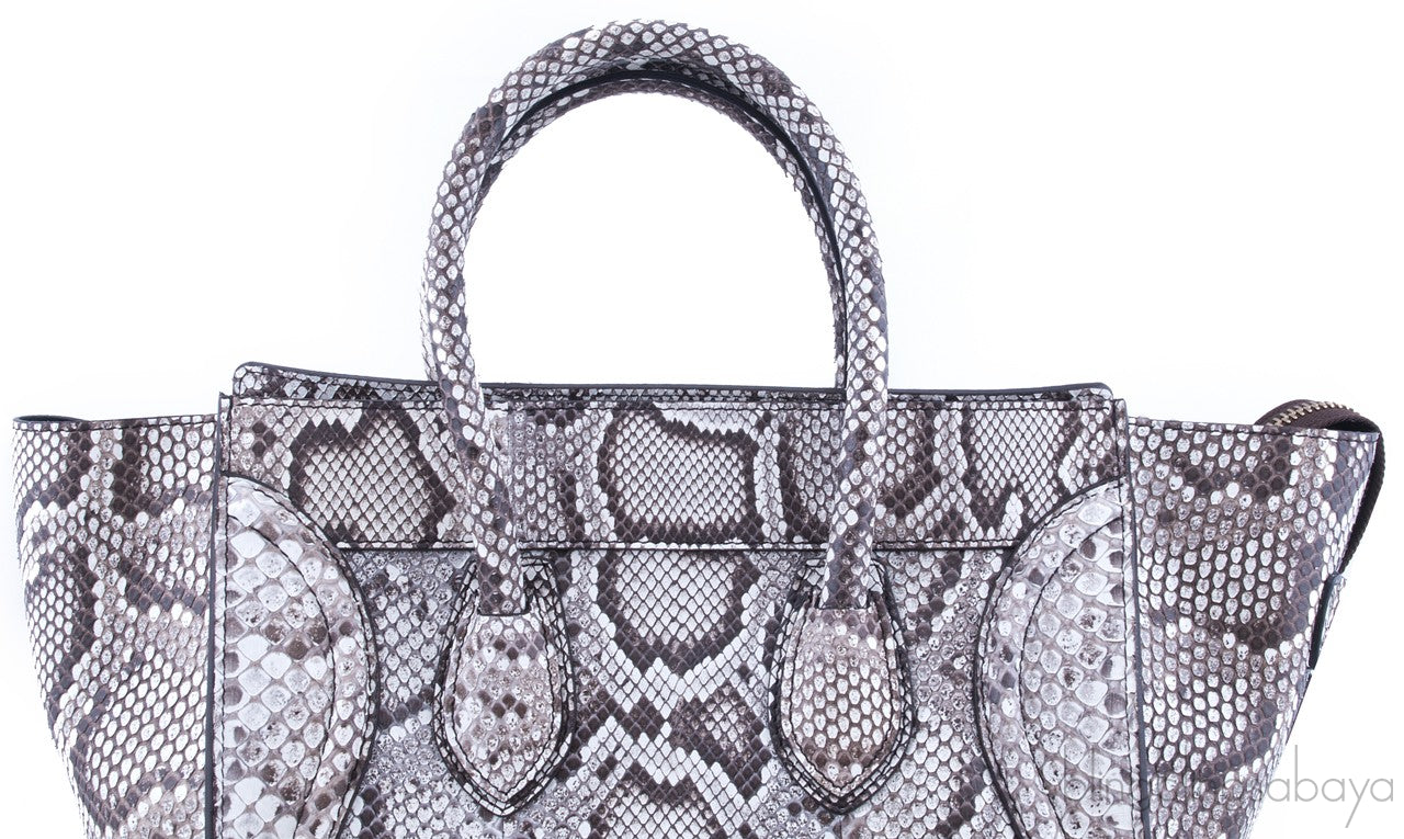 Mini Luggage Natural Python
