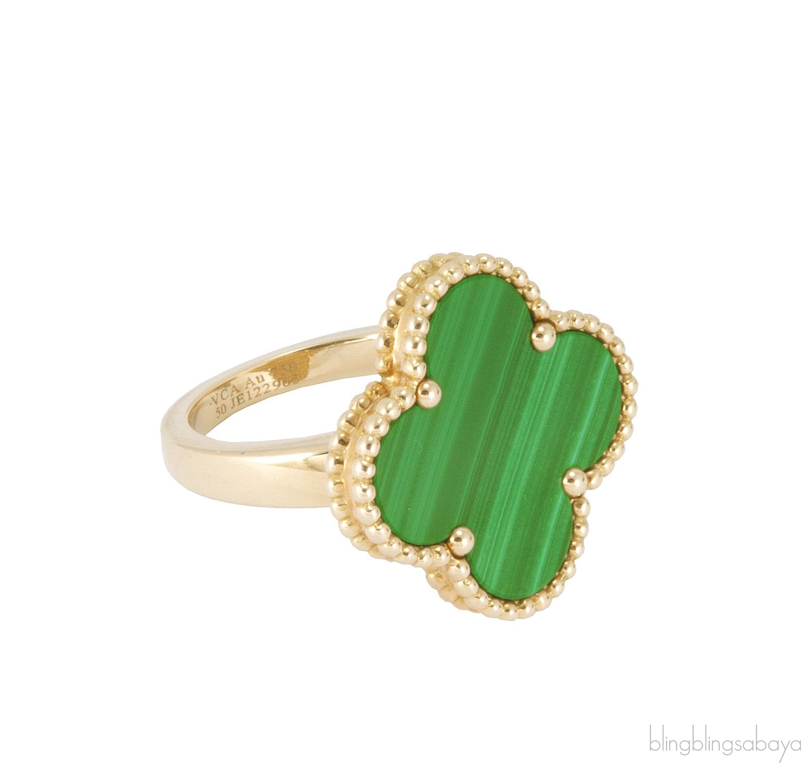 Magic Alhambra Malachite Ring