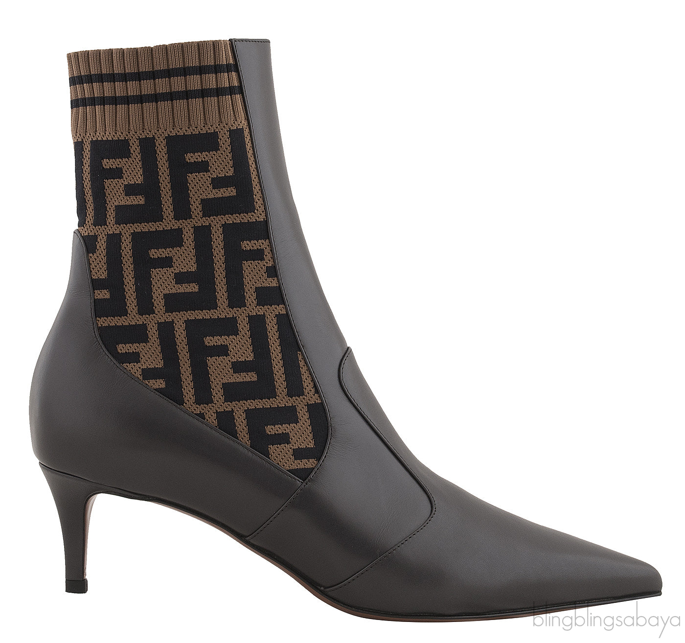 Rockoko Logo-Jacquard Ankle Boots