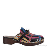 Hermes Carlota Multicolor Printed Cavalcadour Mules