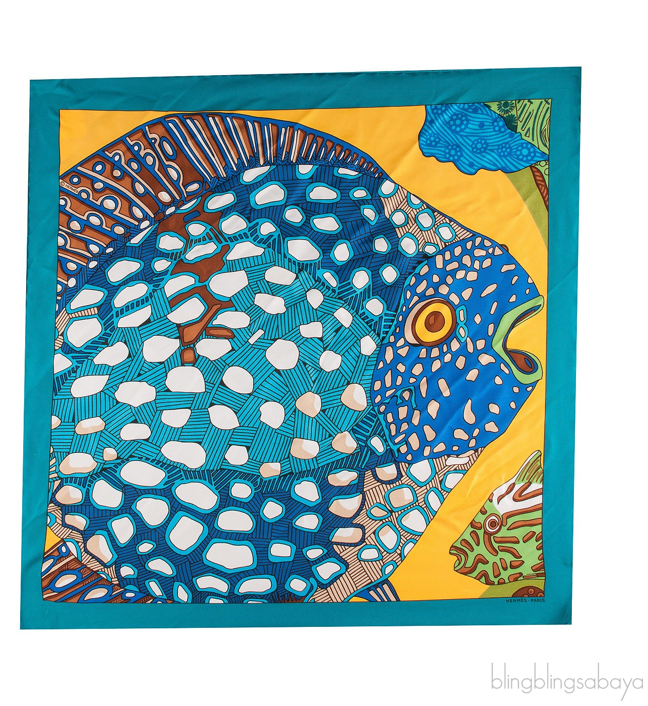 Tropical Fish Print Scarf