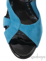 Manolo Blahnik Bi-color Strappy Sandals
