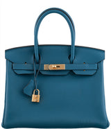 Birkin 30 Blue Cobalt Togo GHW