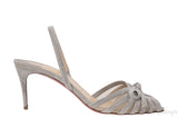 Suede Mesh Embellished Araborda 70 Slingback Sandals