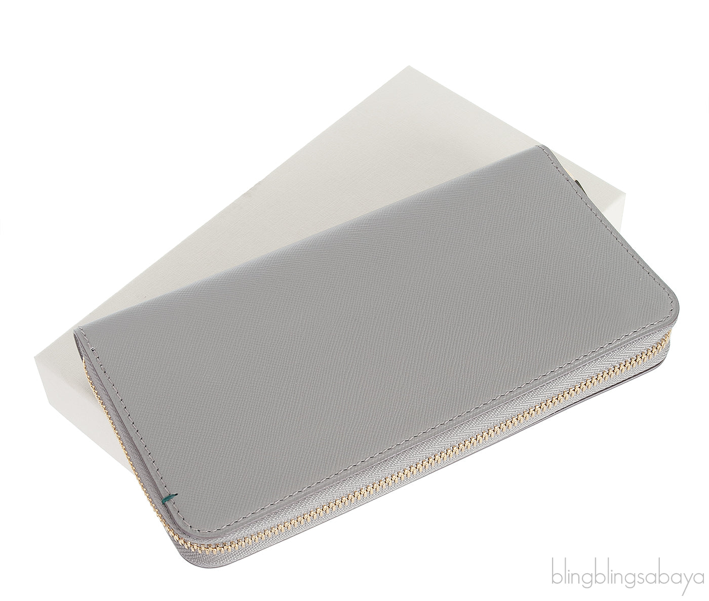Rolex Bi-color Zip Around Wallet