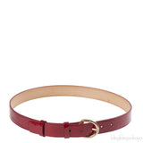 Louis Vuitton Monogram Vernis Red Belt