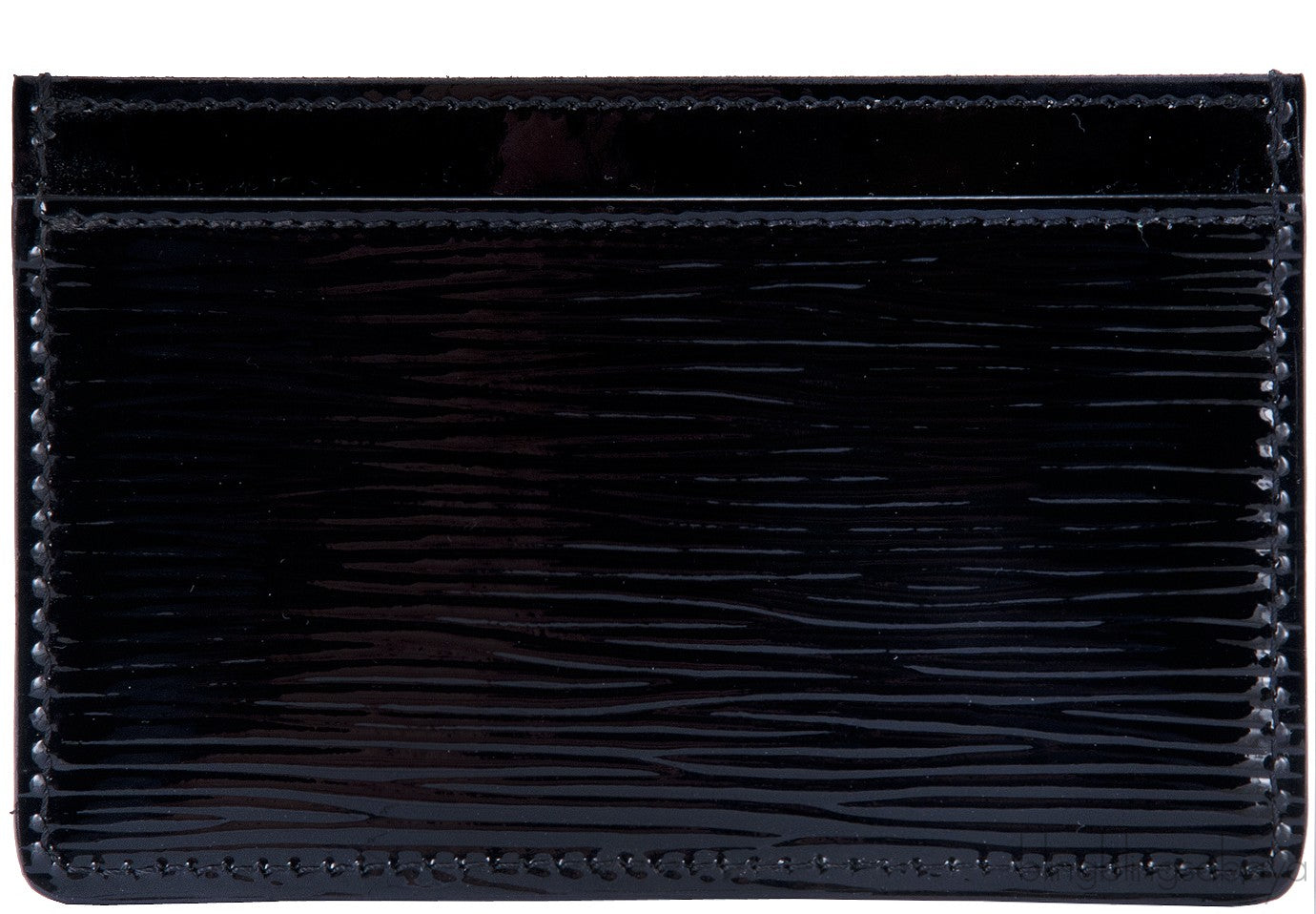 Black Epi Card Holder