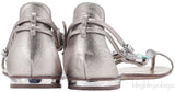 Crystal Flat Sandals
