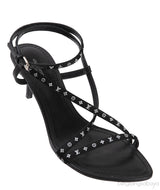 Black Monogram Citizen Strappy Sandals