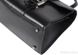 Delvaux Black Brilliant Mini Leather Tote