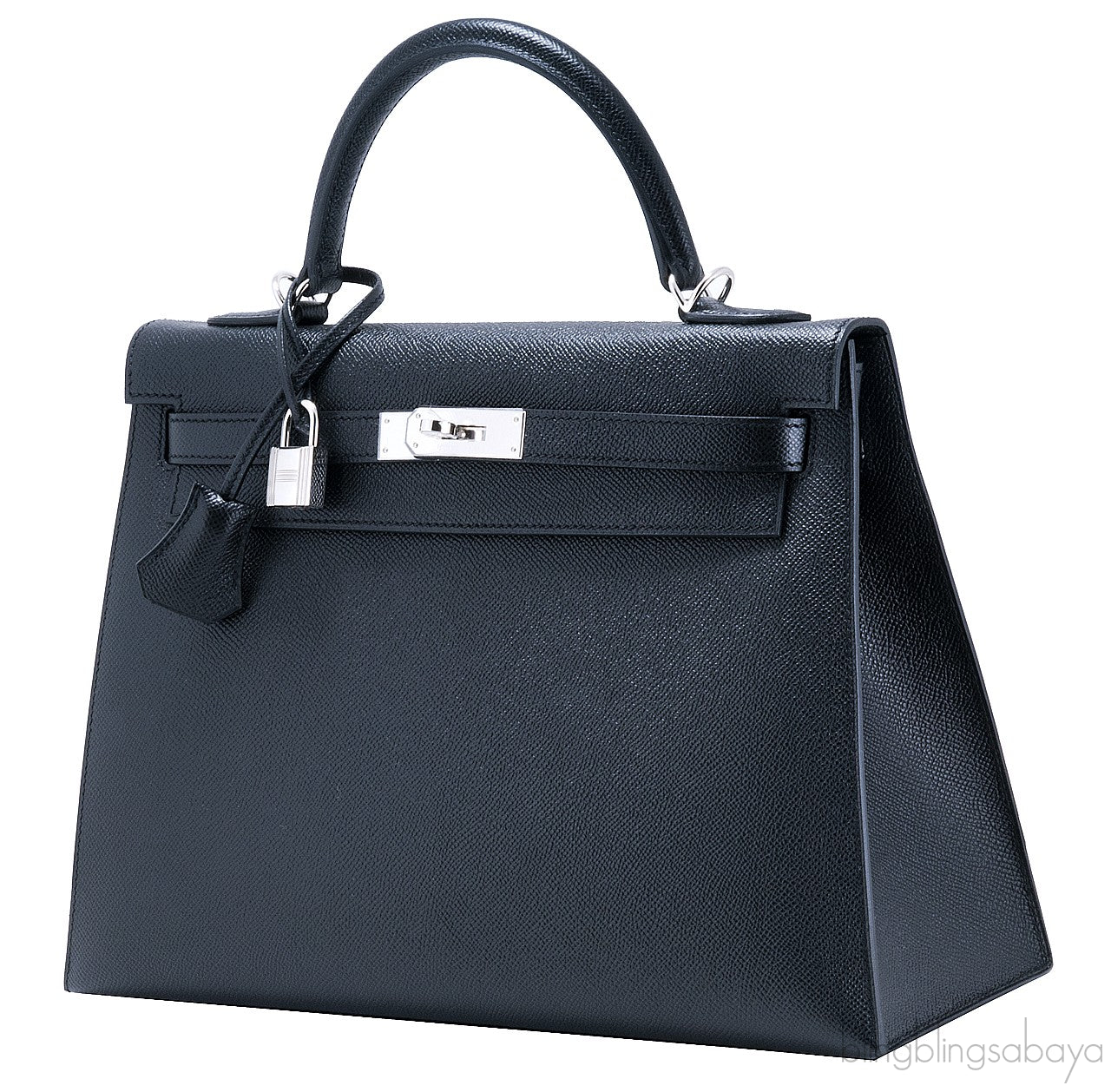 Kelly 32 Black Sellier Epsom