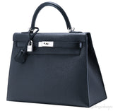 Kelly 32 Black Sellier Epsom