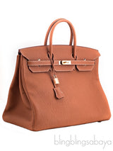 Birkin 40 Gold Taurillon Clem