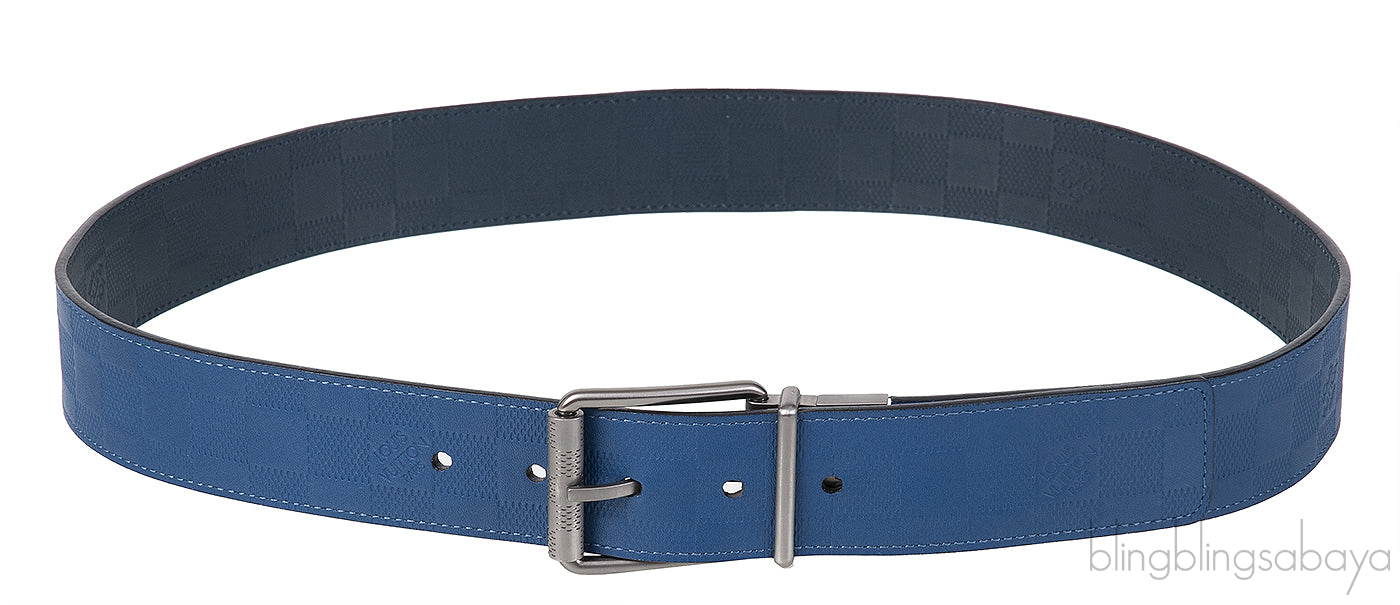 Blue Damier 40 MM Reversible Belt