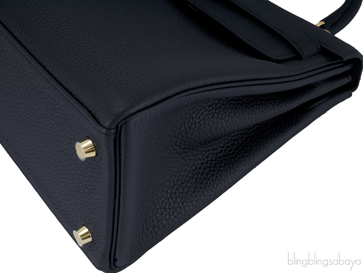 Kelly 28 Black Togo GHW