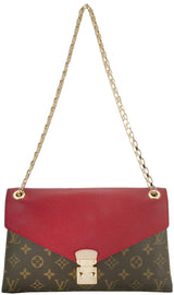Red Pallas Chain Monogram Bag