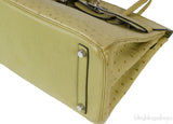 Birkin 30 Vert Anis Ostrich PHW