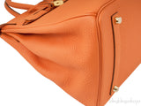 Birkin 35 Orange Togo GHW