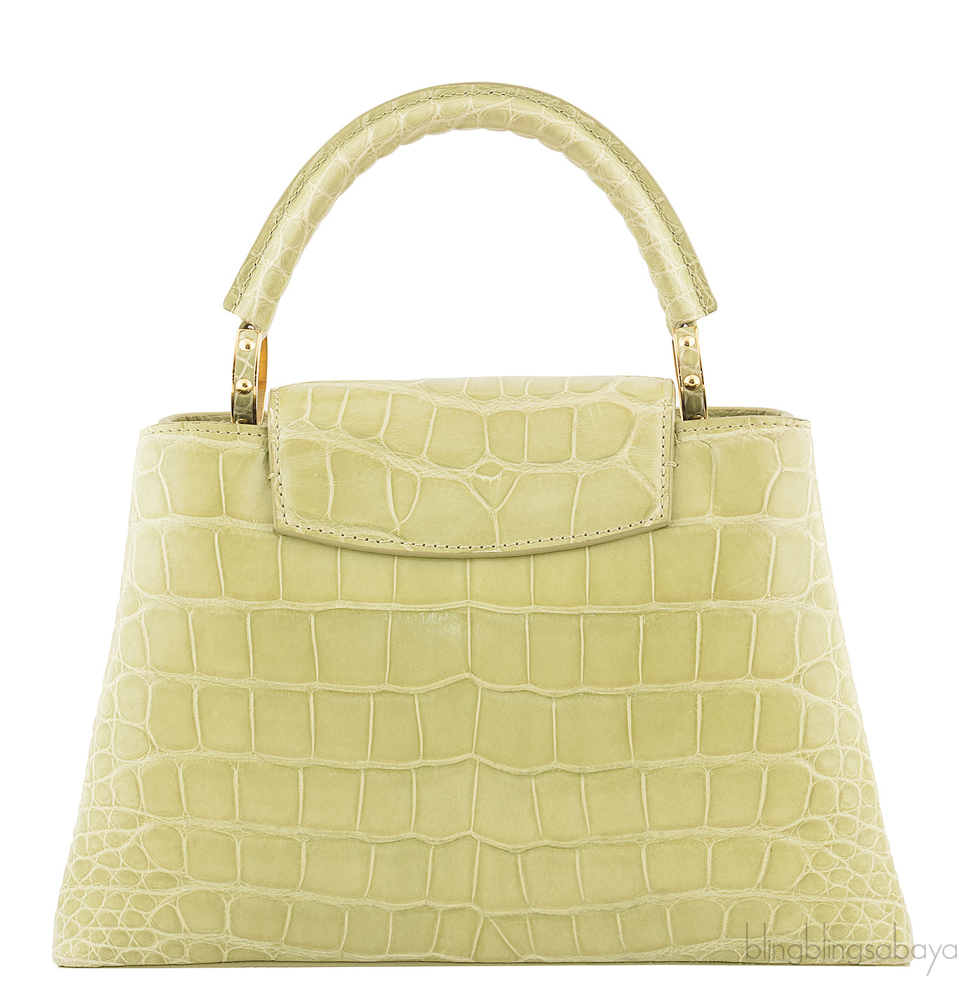 Capucine Crocodile Vert  d\'eau BB