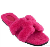 Oran Teddy Bear Fuchsia Sandals