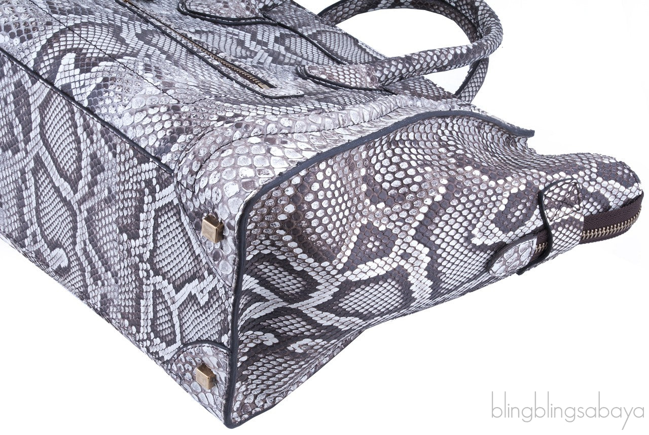 Mini Luggage Natural Python