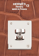 Birkin 30 Barenia Crocodile Bag