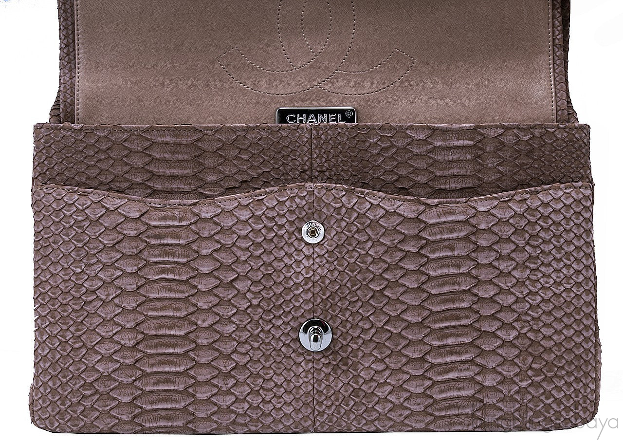 Jumbo CC Brown Python Flap