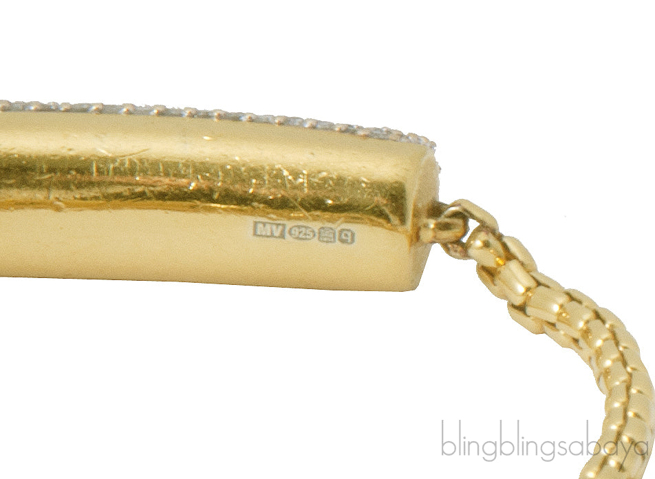 Esencia Diamond Bar Bracelet