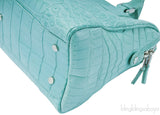Tiffany Blue Crocodile Handbag