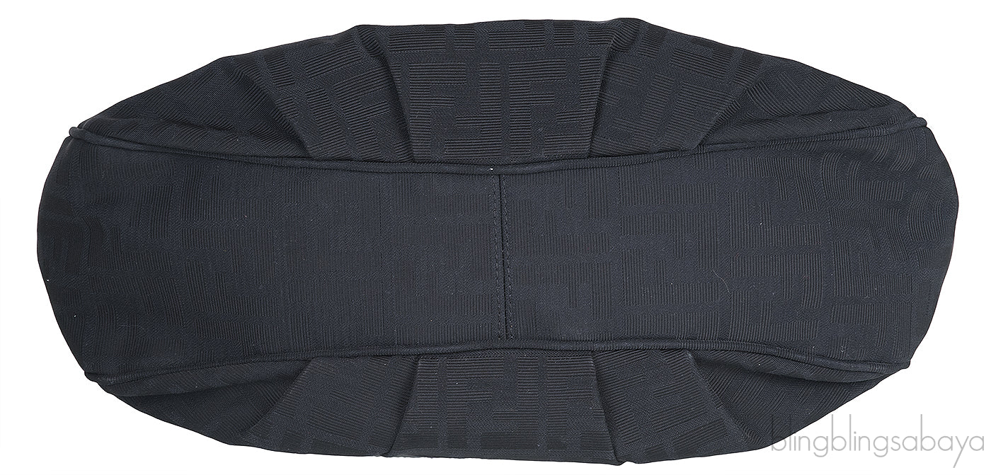Fendi Zucca Mia Buckle Shoulder Bag