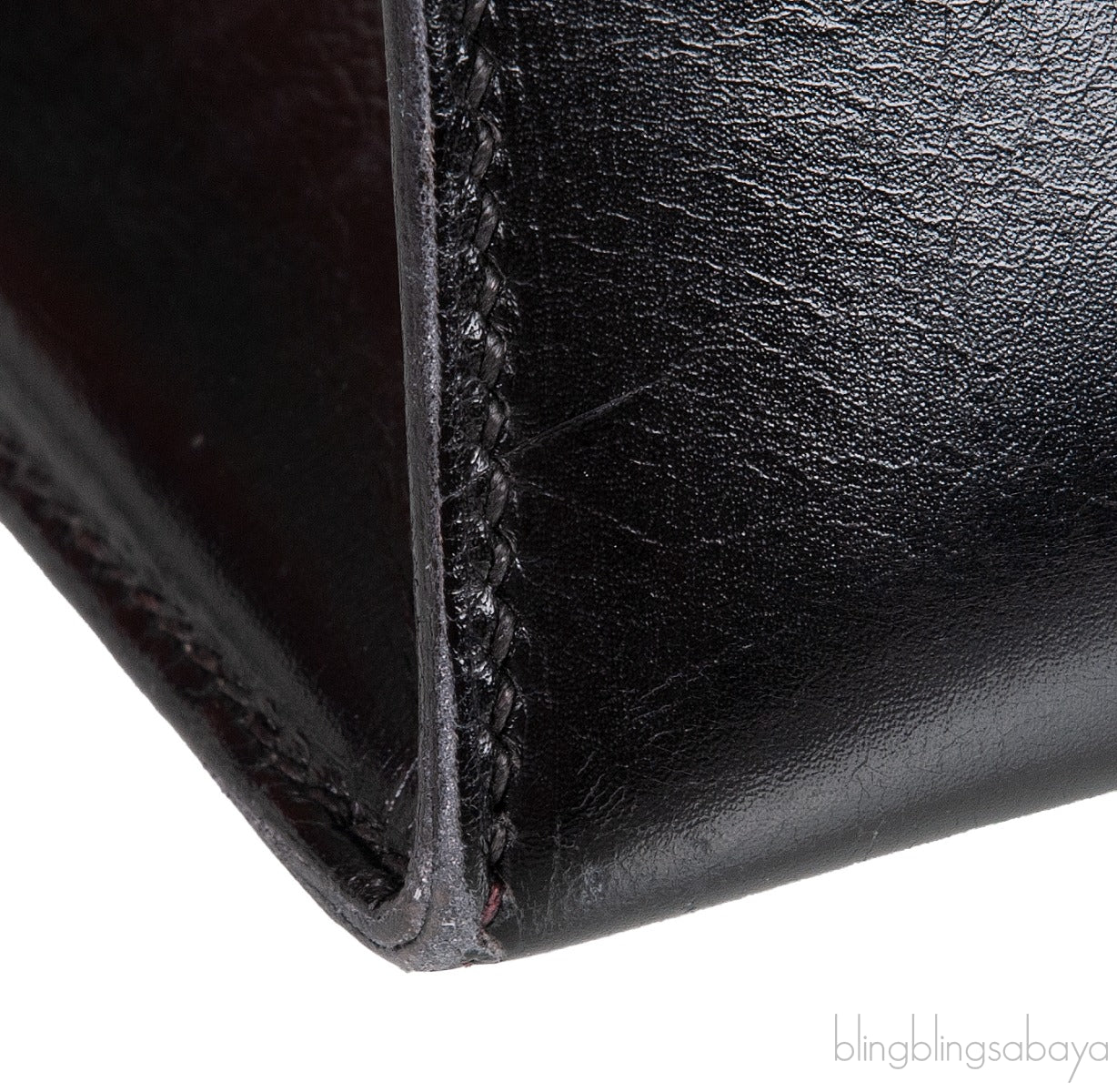 Vintage Kelly 32 Black Box Sellier GHW