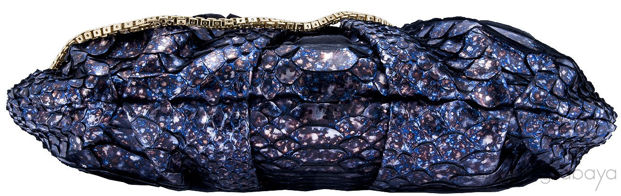 Python Loubi Clutch Bag