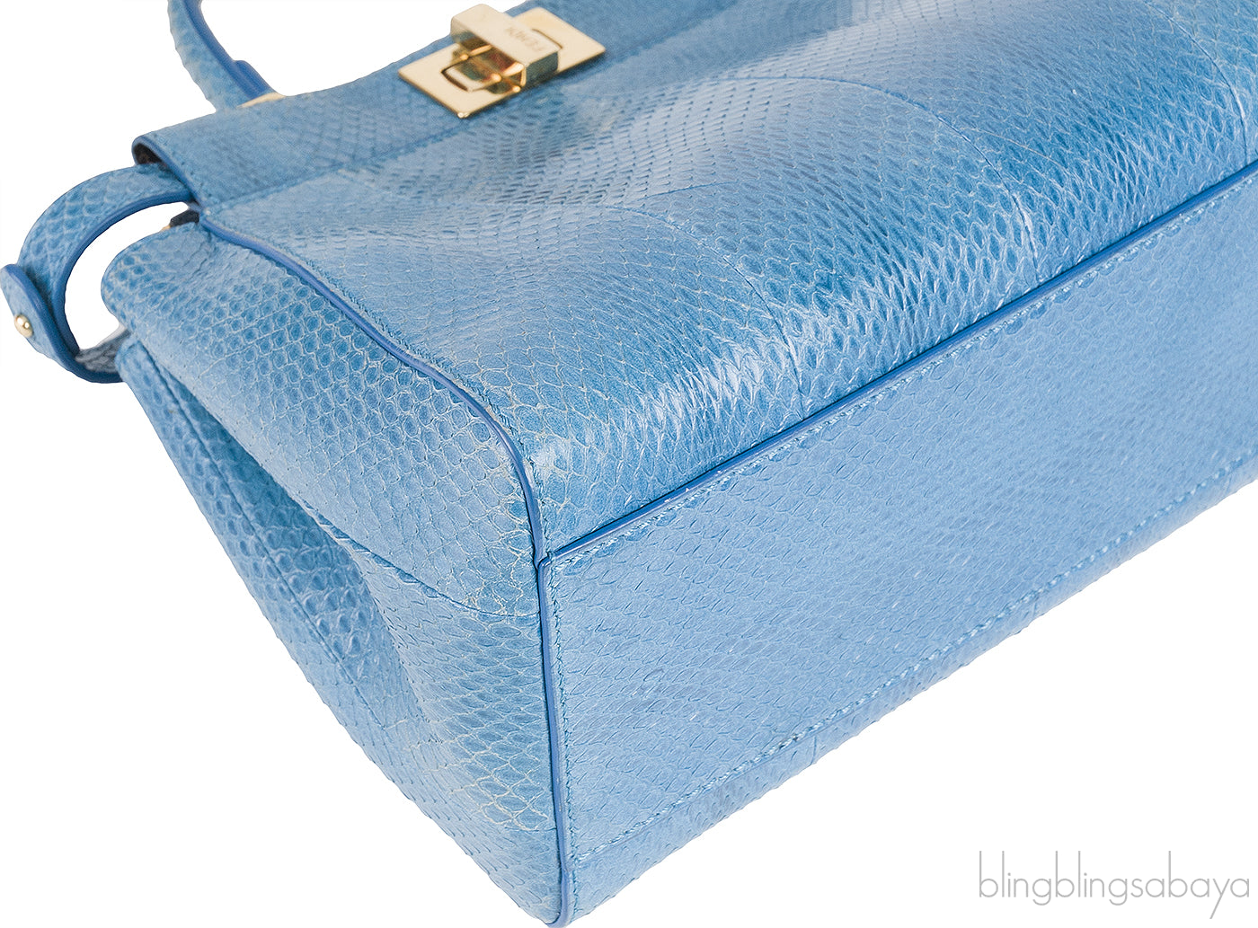 Blue Python Mini Peekaboo