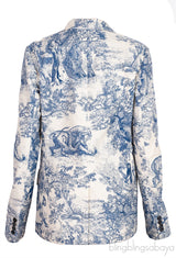 Blue Toile De Jouy Dior Blazer
