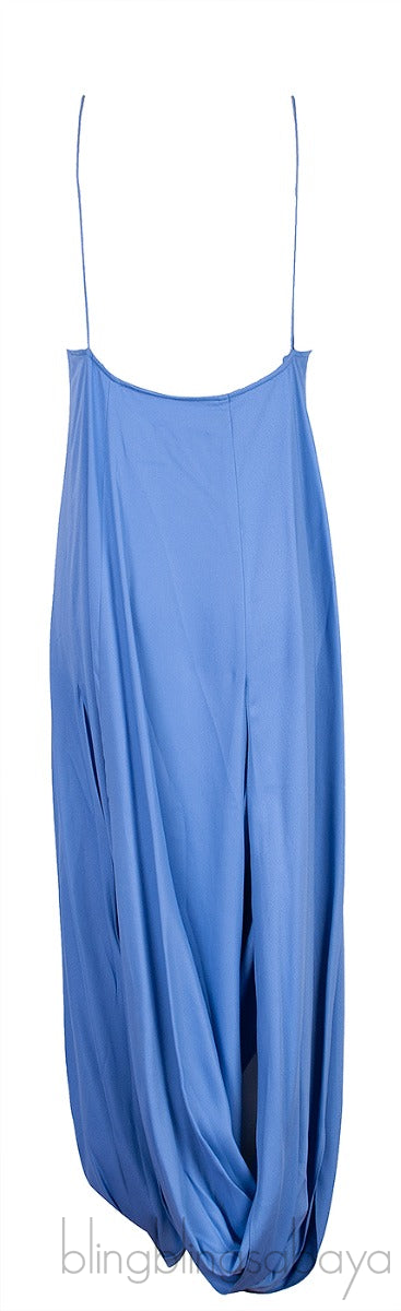 Purple Slit Dress