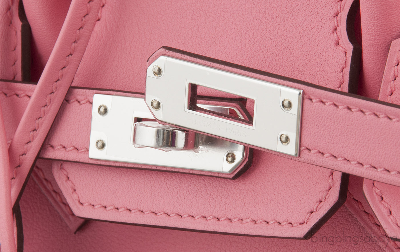 Birkin 25 Swift Rose Ete PHW