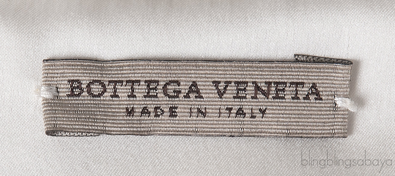 Bottega Veneta Gradient White Blue Grey Silk Dress