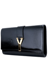 CHYC Clutch in Black Patent