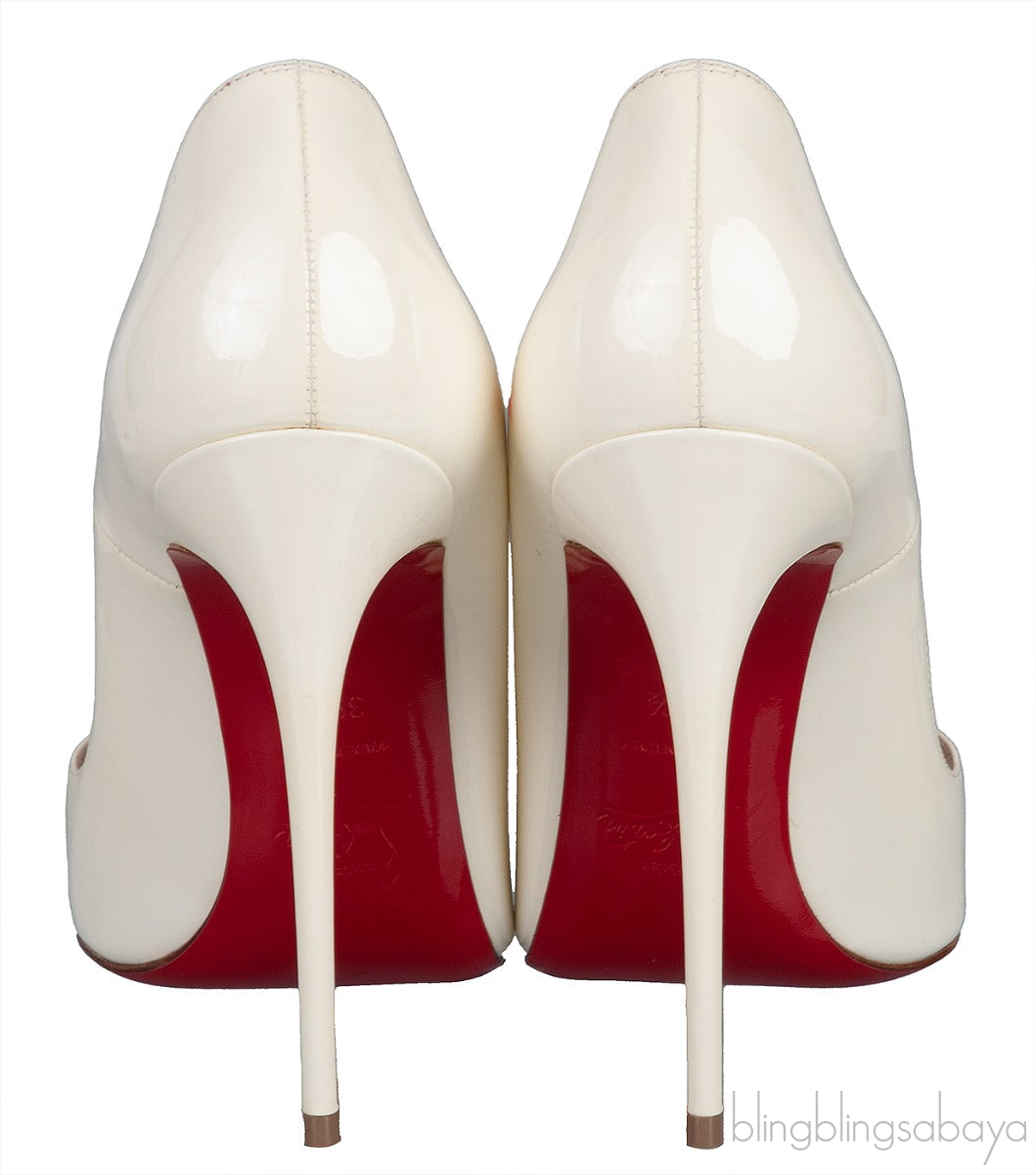 Off-white Patent Pigalle Pump