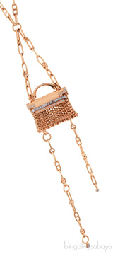 Kelly Diamond Rose Gold Necklace
