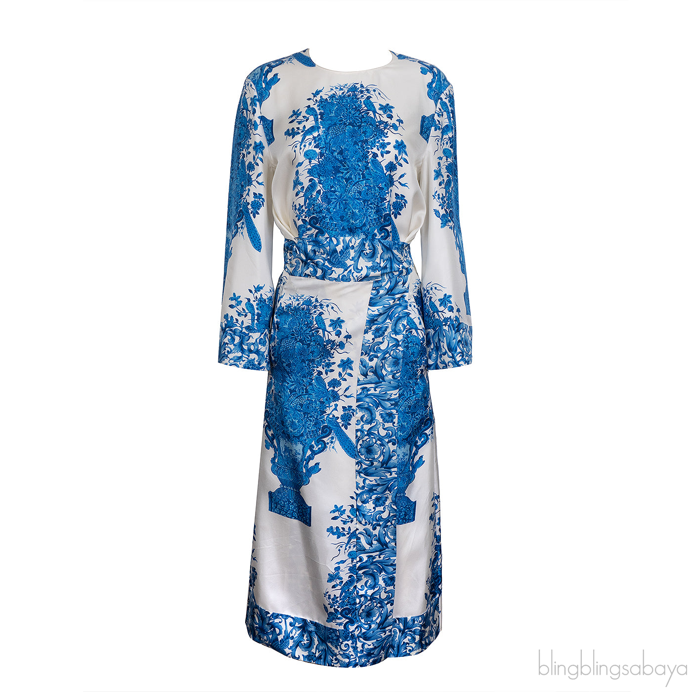 Valentino Garavani Floral-print Silk Midi Dress