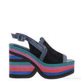 Hermes Black Suede Edgy 65 Sandals
