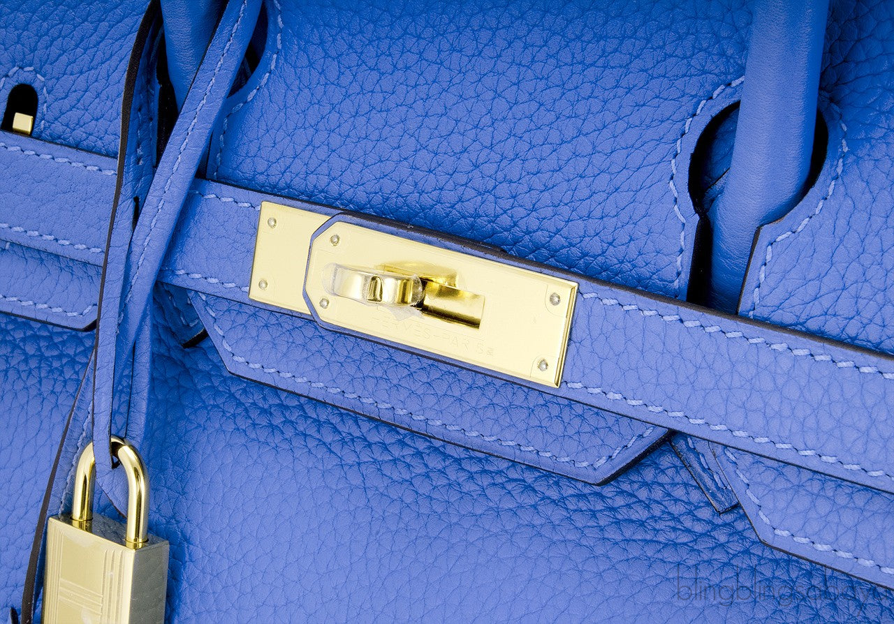 Birkin 30 Bleu Paradise Taurillon GHW