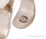 Double Metal Giant Pearl Ring