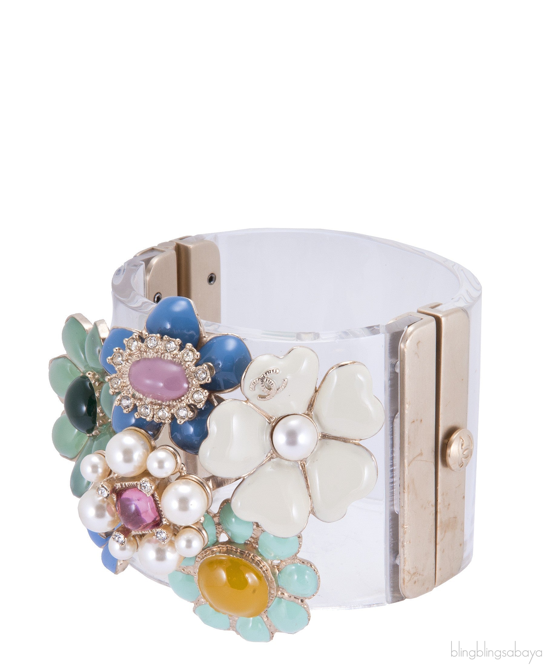 Camelia Garden Floral Bangle