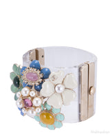 Camelia Garden Floral Bangle