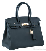 Birkin 30 Vert Fonce Togo